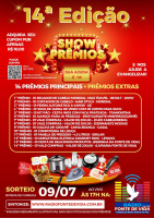 imagem de 14º SHOW DE PREMIOS - (01 CUPOM)