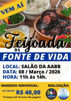 imagem de FEIJOADA DA FONTE DE VIDA - CARTÃO INDIVIDUAL